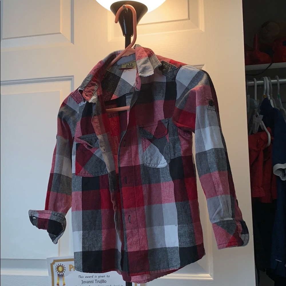 Boys flannel shirt